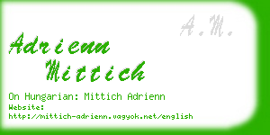 adrienn mittich business card